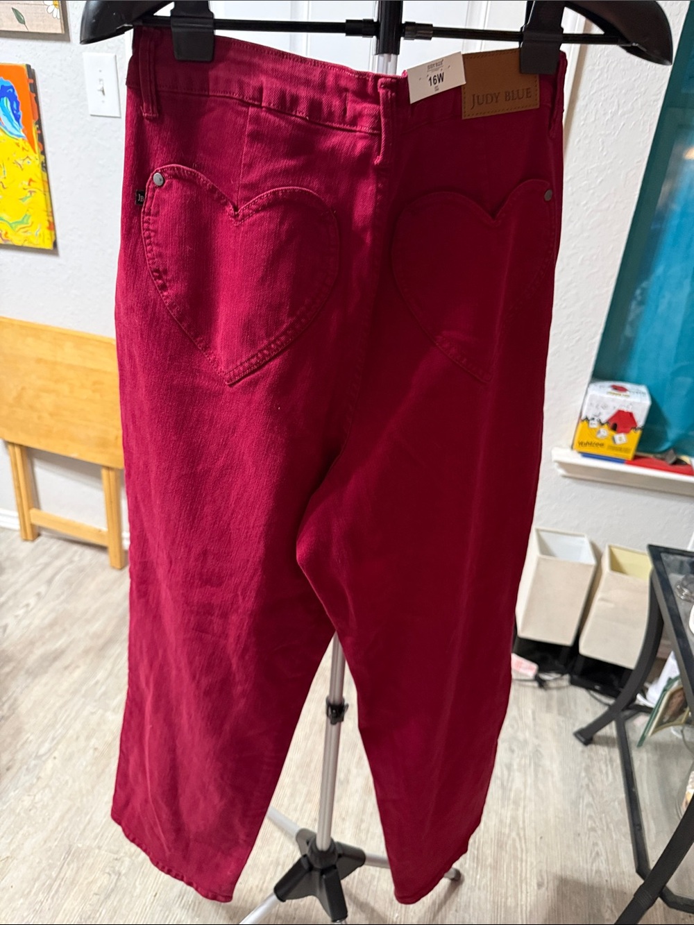 Judy Blue Scarlet Heart Back Pocket Jeans